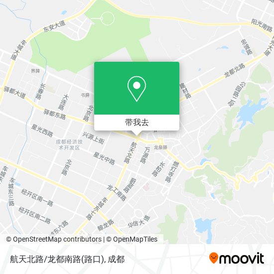 航天北路/龙都南路(路口)地图