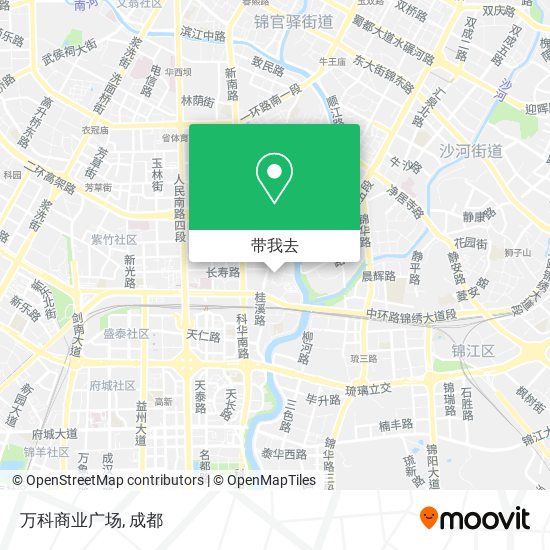 万科商业广场地图