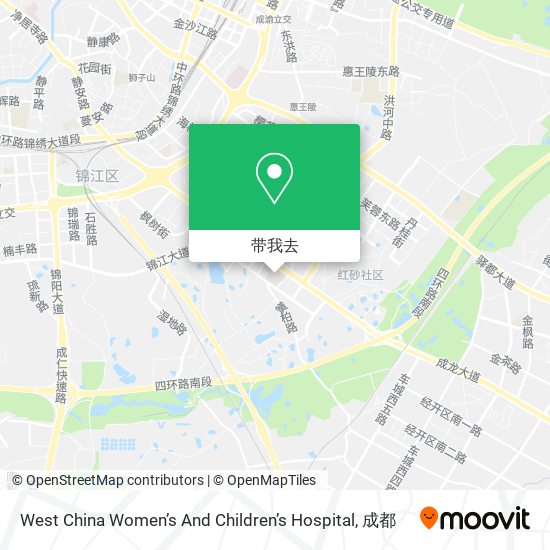 West China Women’s And Children’s Hospital地图