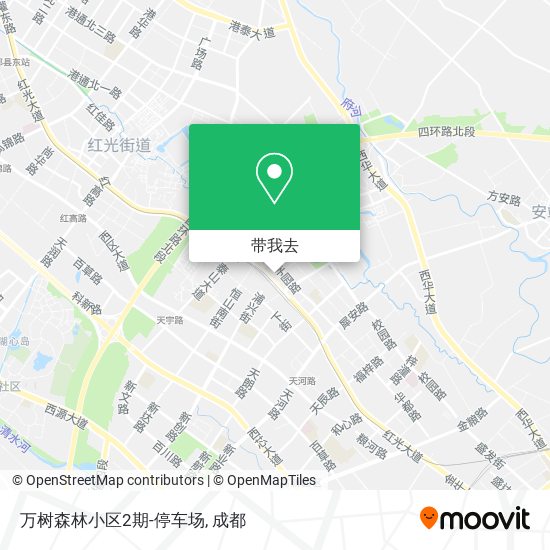 万树森林小区2期-停车场地图