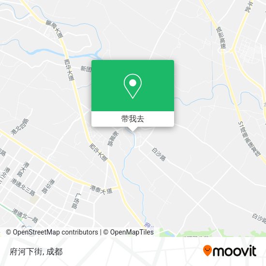 府河下街地图
