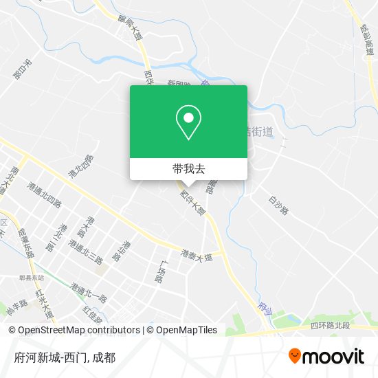 府河新城-西门地图