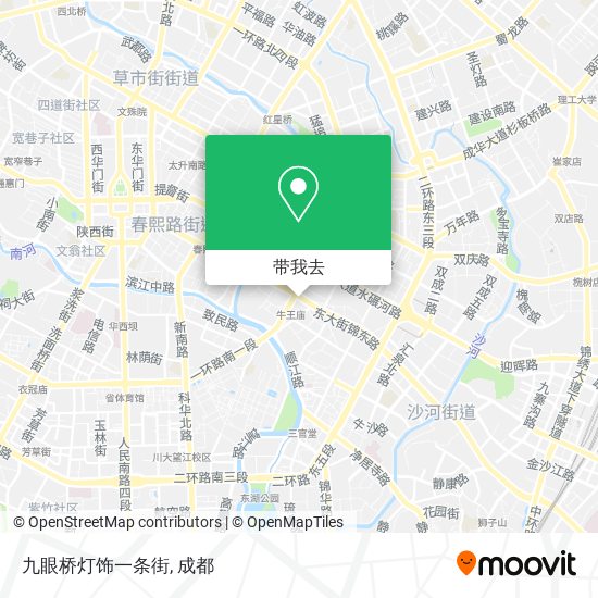 九眼桥灯饰一条街地图