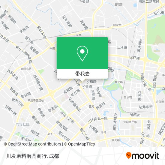 川发磨料磨具商行地图