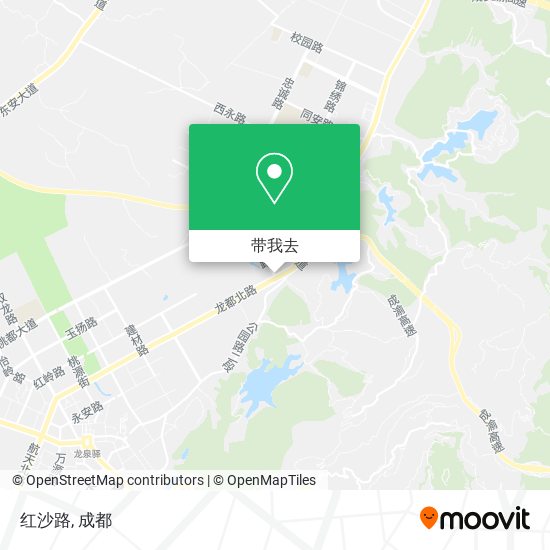 红沙路地图
