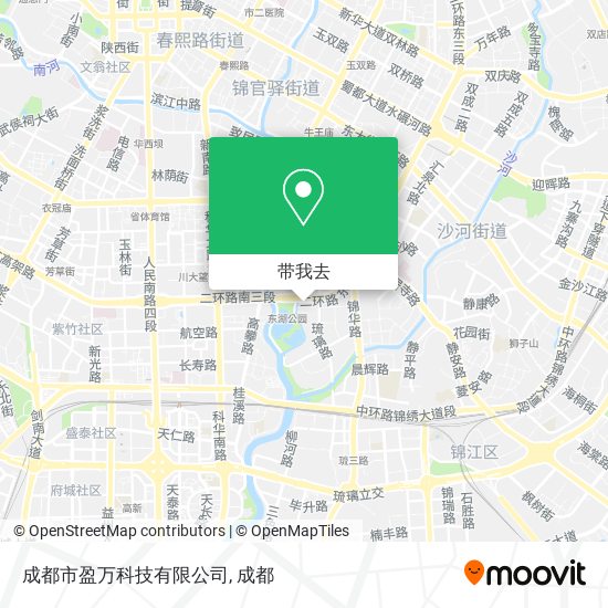 成都市盈万科技有限公司地图