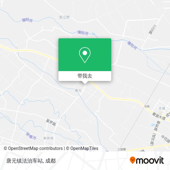 唐元镇法治车站地图