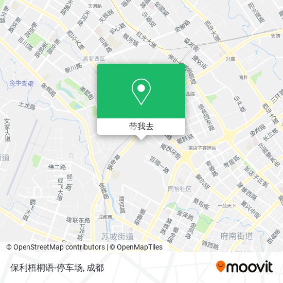 保利梧桐语-停车场地图