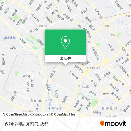 保利梧桐语-东南门地图
