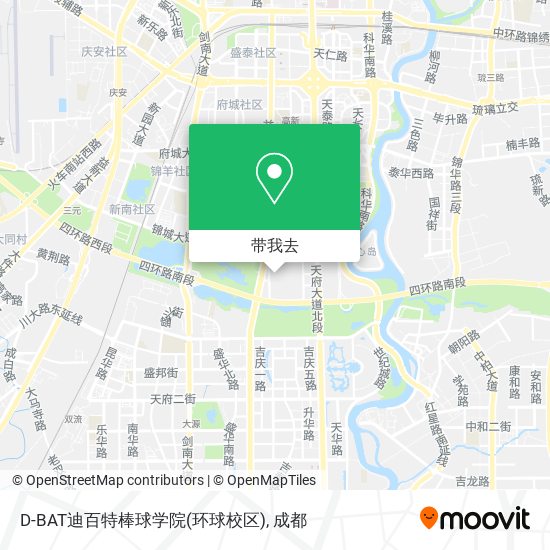 D-BAT迪百特棒球学院(环球校区)地图