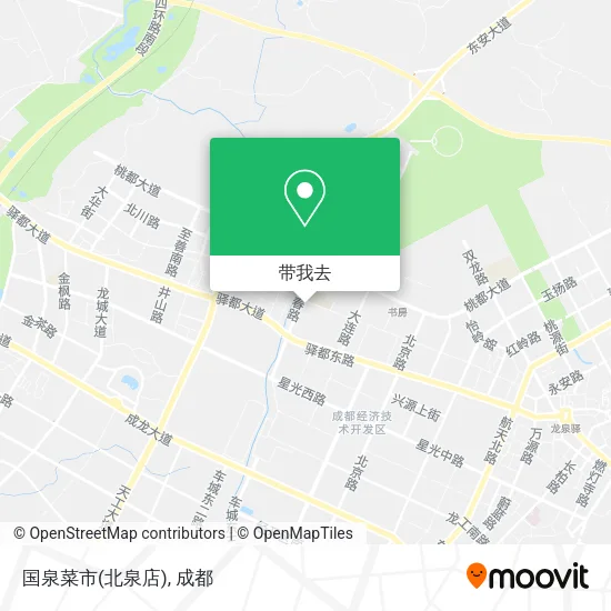 国泉菜市(北泉店)地图