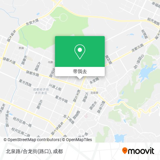 北泉路/合龙街(路口)地图