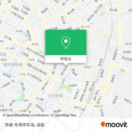 茶楼-专用停车场地图