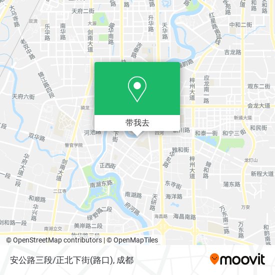 安公路三段/正北下街(路口)地图
