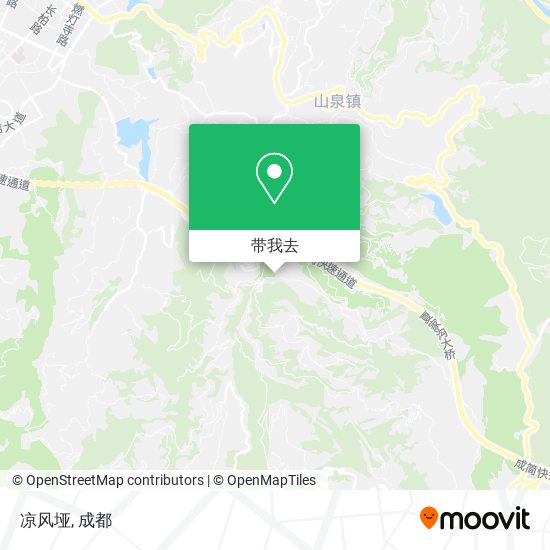 凉风垭地图