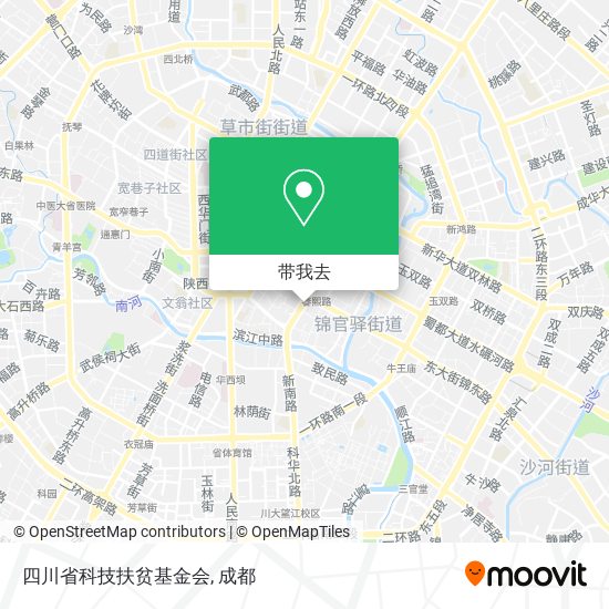四川省科技扶贫基金会地图