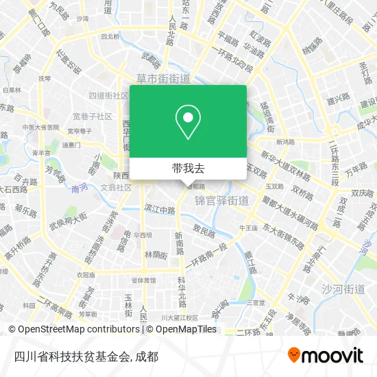 四川省科技扶贫基金会地图
