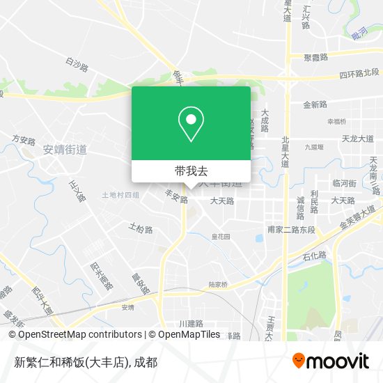 新繁仁和稀饭(大丰店)地图