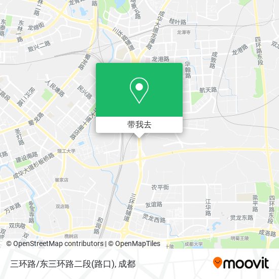 三环路/东三环路二段(路口)地图