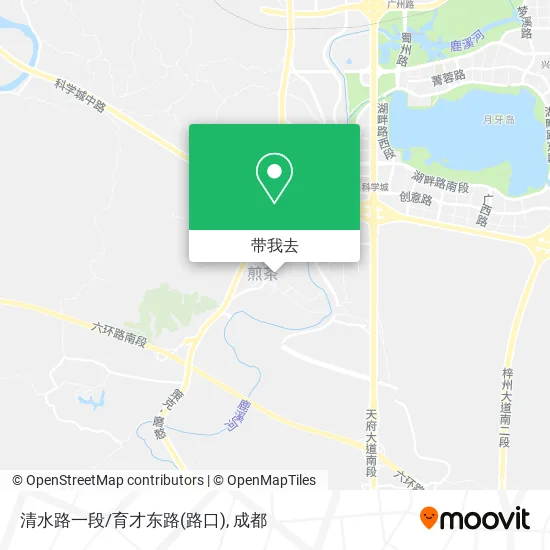 清水路一段/育才东路(路口)地图