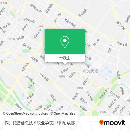 四川托普信息技术职业学院排球场地图