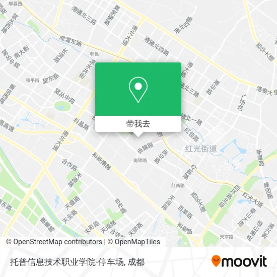 托普信息技术职业学院-停车场地图