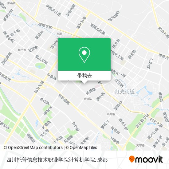 四川托普信息技术职业学院计算机学院地图