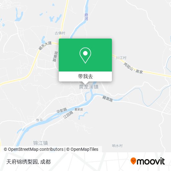 天府锦绣梨园地图