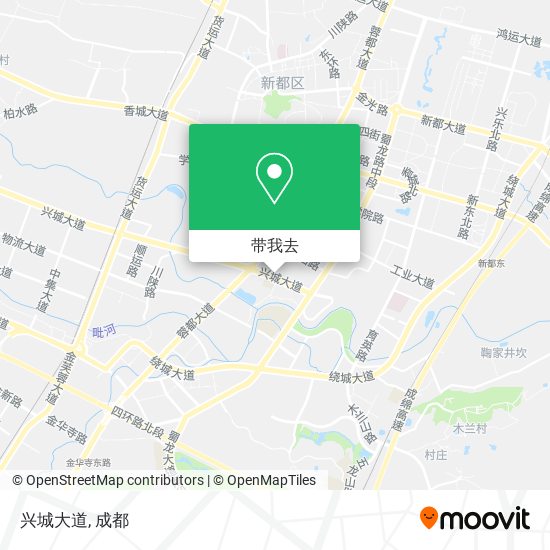 兴城大道地图