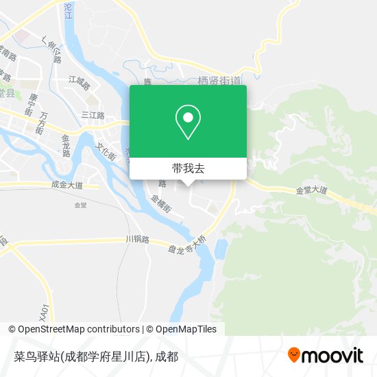 菜鸟驿站(成都学府星川店)地图