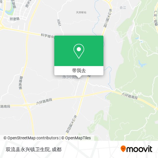 双流县永兴镇卫生院地图