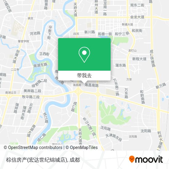 棕信房产(宏达世纪锦城店)地图