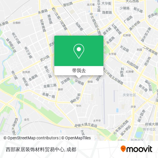 西部家居装饰材料贸易中心地图
