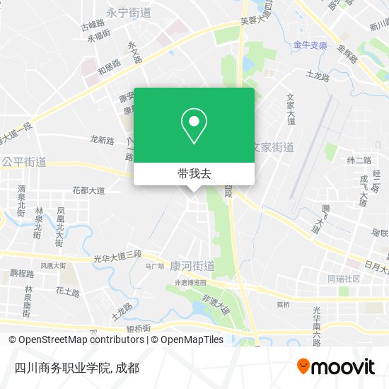 四川商务职业学院地图