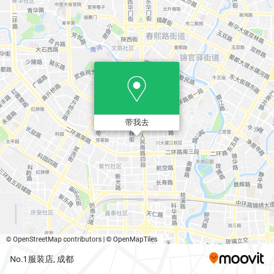 No.1服装店地图