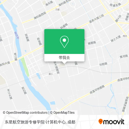 东星航空旅游专修学院-计算机中心地图
