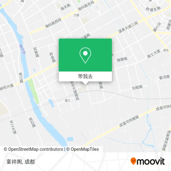 童祥阁地图