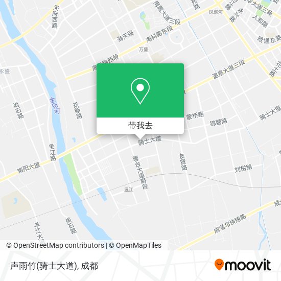 声雨竹(骑士大道)地图