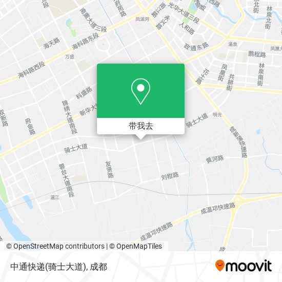 中通快递(骑士大道)地图