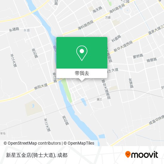 新星五金店(骑士大道)地图