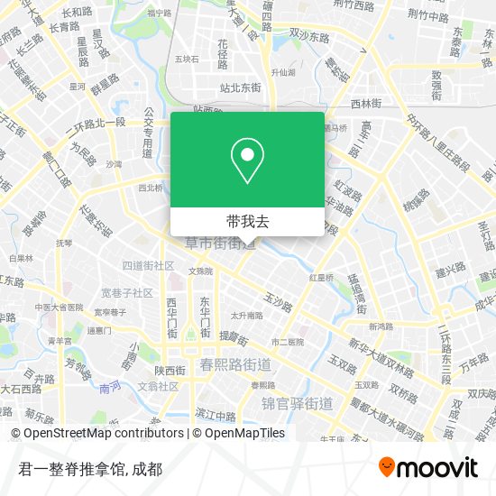 君一整脊推拿馆地图