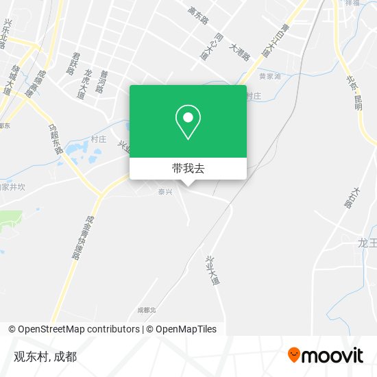 观东村地图