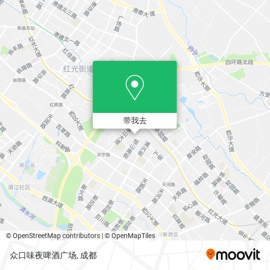 众口味夜啤酒广场地图
