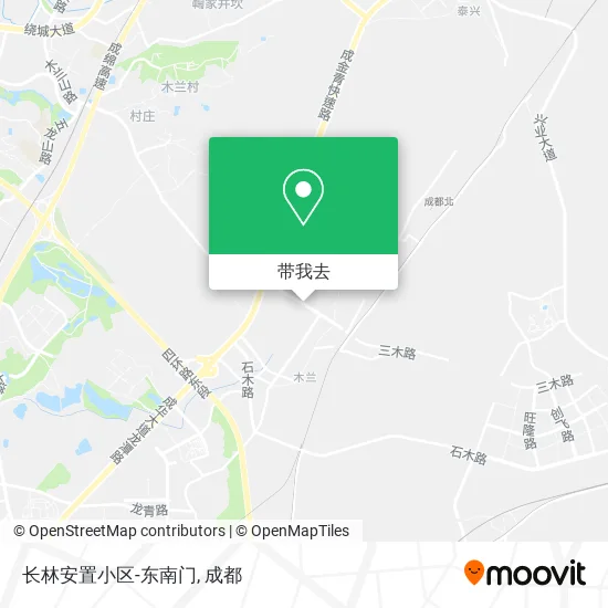 长林安置小区-东南门地图