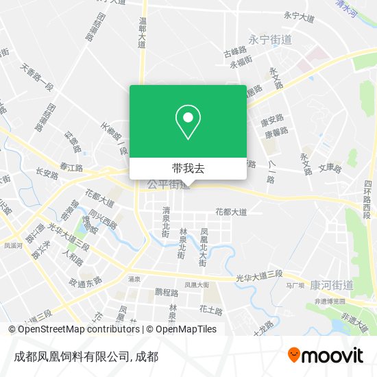 成都凤凰饲料有限公司地图