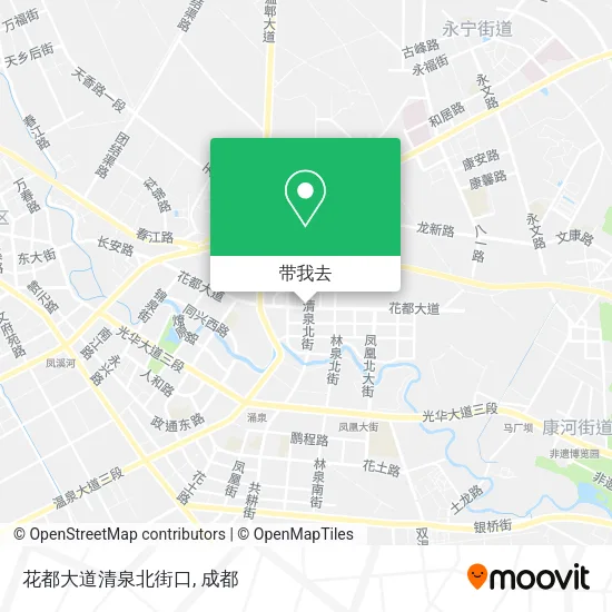 花都大道清泉北街口地图