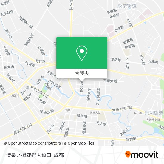清泉北街花都大道口地图