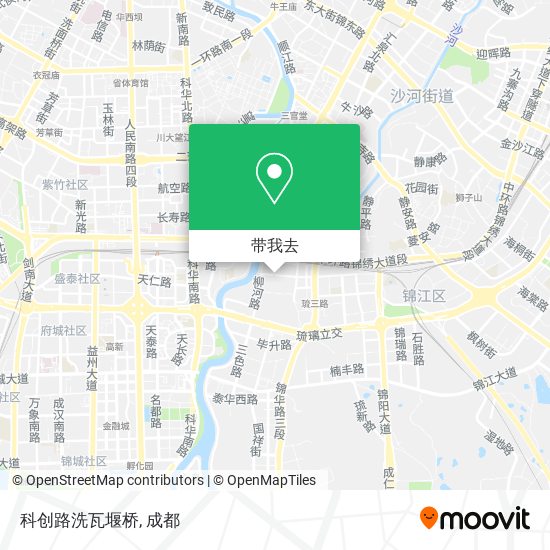 科创路洗瓦堰桥地图