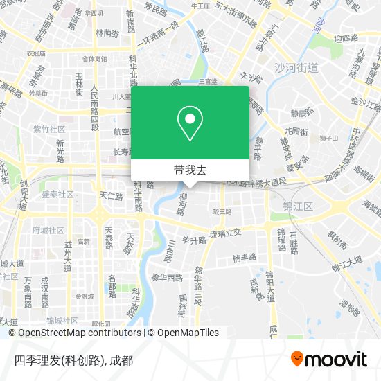 四季理发(科创路)地图