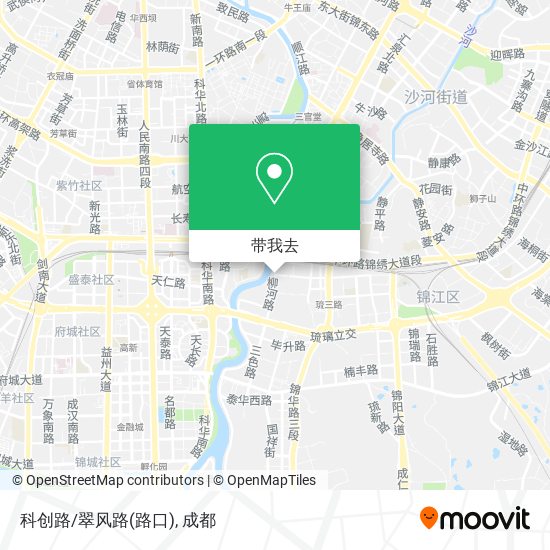 科创路/翠风路(路口)地图